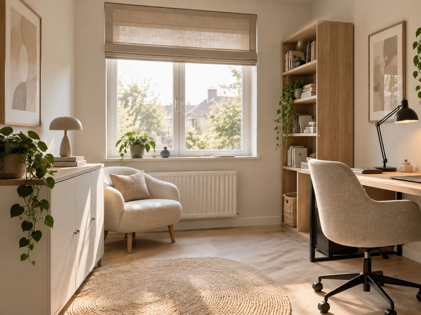 Werkkamer met focus & productiviteit als sfeer